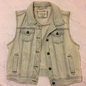 Light denim vest